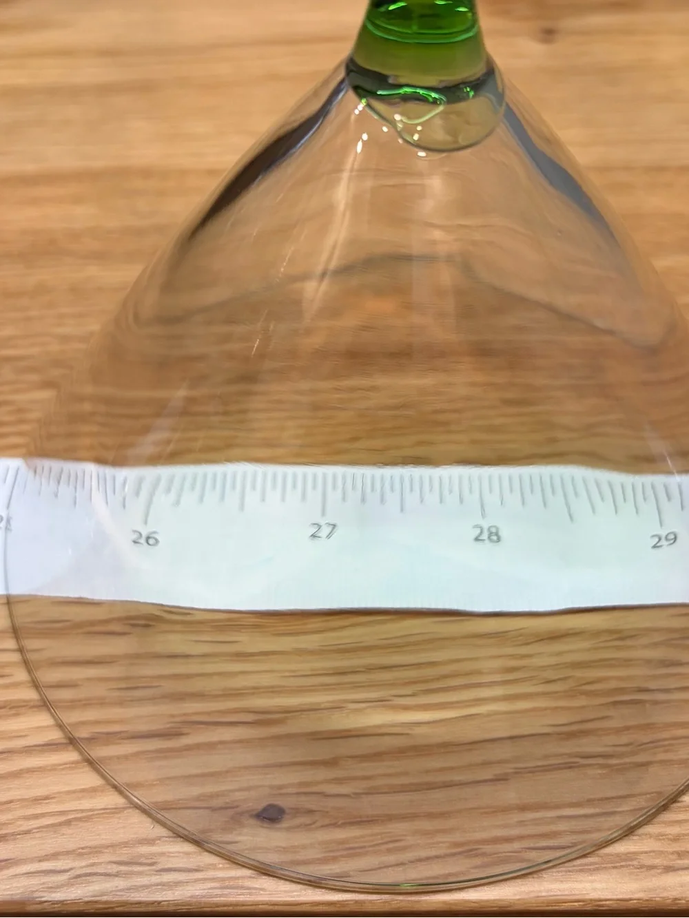 Vintage Green Wavy Stem Martini Glasses - Set of 2J